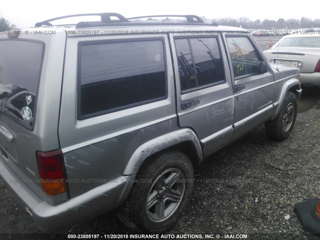 1J4FT58S9YL216261 - 2000 JEEP CHEROKEE CLASSIC GRAY photo 6