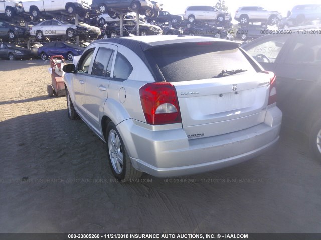 1B3HB48A59D196767 - 2009 DODGE CALIBER SXT SILVER photo 3