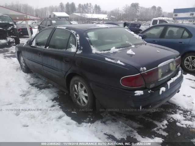 1G4HR54K54U129833 - 2004 BUICK LESABRE LIMITED BLUE photo 3