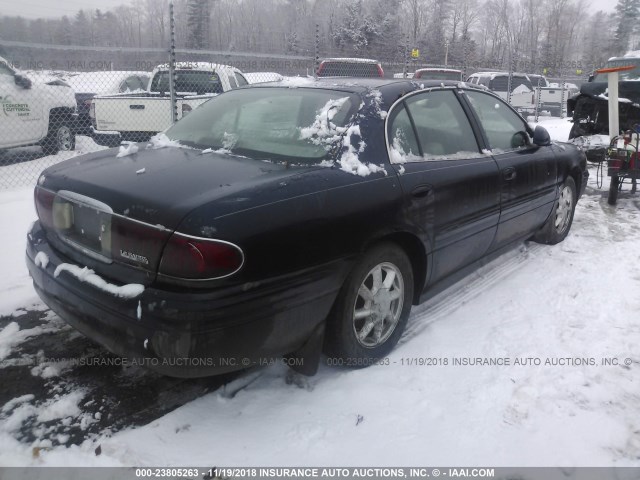 1G4HR54K54U129833 - 2004 BUICK LESABRE LIMITED BLUE photo 4