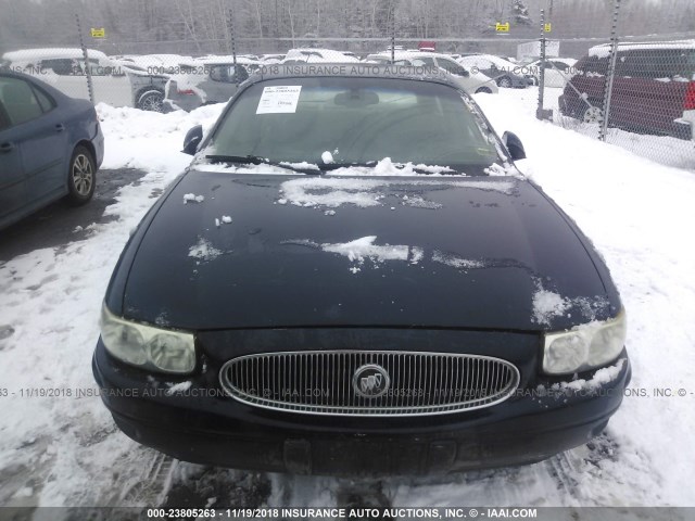 1G4HR54K54U129833 - 2004 BUICK LESABRE LIMITED BLUE photo 6