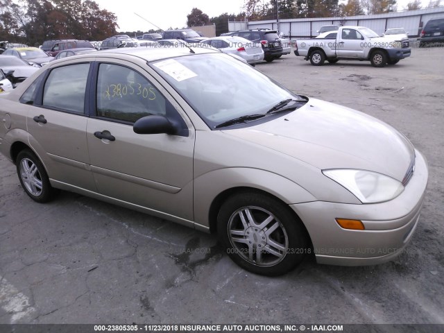 1FAFP34P01W300267 - 2001 FORD FOCUS SE/SE COMFORT GOLD photo 1