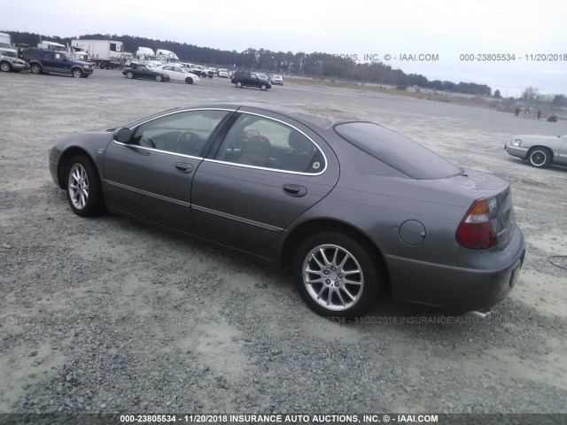 2C3HE66G72H300908 - 2002 CHRYSLER 300M GRAY photo 3