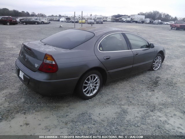 2C3HE66G72H300908 - 2002 CHRYSLER 300M GRAY photo 4