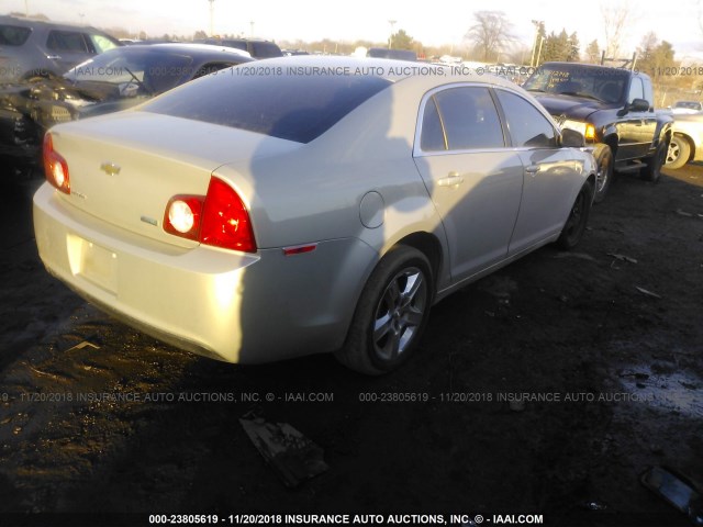 1G1ZA5EU6BF347113 - 2011 CHEVROLET MALIBU LS TAN photo 4