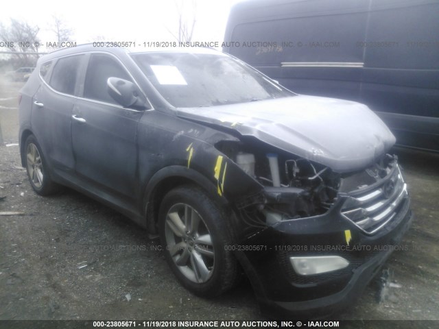 5XYZU3LA8EG216780 - 2014 HYUNDAI SANTA FE SPORT  BLACK photo 1