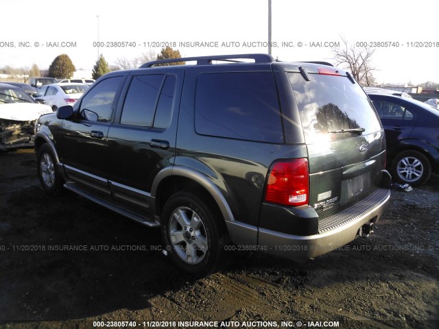 1FMZU74K13ZA84826 - 2003 FORD EXPLORER EDDIE BAUER GREEN photo 3