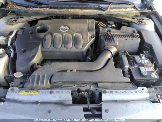 1N4AL24E88C109285 - 2008 NISSAN ALTIMA 2.5S SILVER photo 10