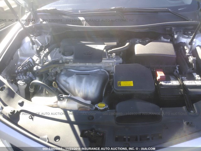 4T1BF1FK6DU271063 - 2013 TOYOTA CAMRY L/SE/LE/XLE 银色 照片 10