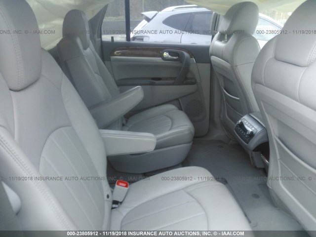 5GAER23748J110489 - 2008 BUICK ENCLAVE CXL SILVER photo 8