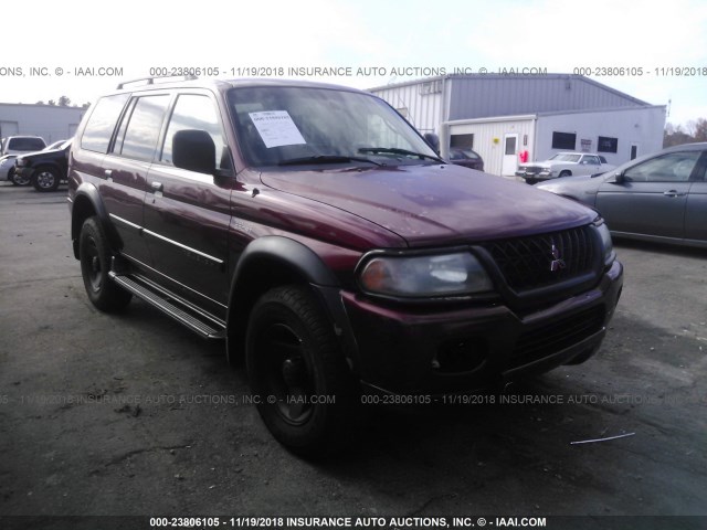 JA4LS21H11P050044 - 2001 MITSUBISHI MONTERO SPORT ES/SPORT LS MAROON photo 1