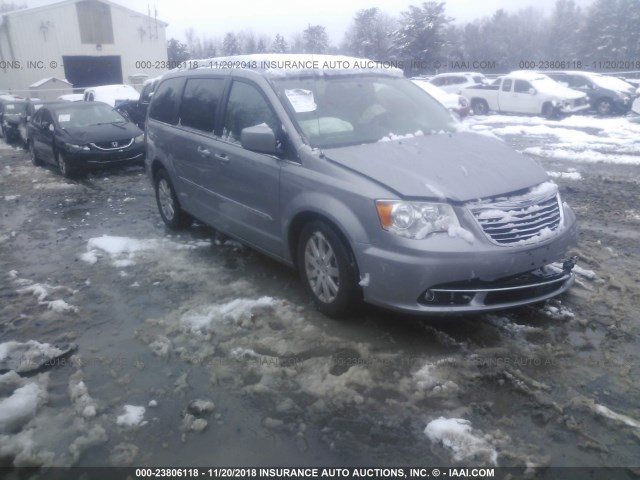 2C4RC1BGXDR713241 - 2013 CHRYSLER TOWN & COUNTRY TOURING SILVER photo 1