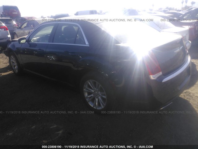 2C3CCAAG0HH645958 - 2017 CHRYSLER 300 LIMITED BLACK photo 3