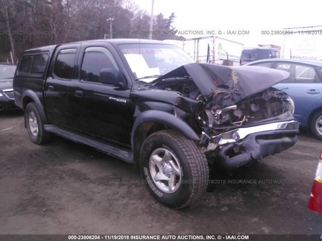 5TEGN92N93Z201333 - 2003 TOYOTA TACOMA DOUBLE CAB PRERUNNER BLACK photo 1