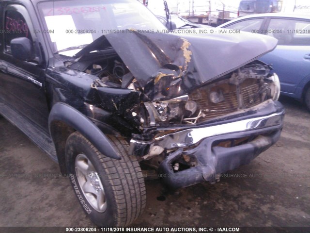 5TEGN92N93Z201333 - 2003 TOYOTA TACOMA DOUBLE CAB PRERUNNER BLACK photo 6