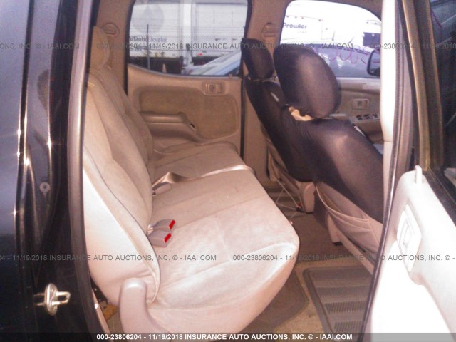 5TEGN92N93Z201333 - 2003 TOYOTA TACOMA DOUBLE CAB PRERUNNER BLACK photo 8