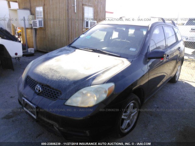 2T1KR32E14C181243 - 2004 TOYOTA COROLLA MATRIX XR BLACK photo 2