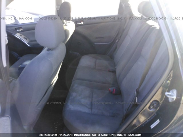 2T1KR32E14C181243 - 2004 TOYOTA COROLLA MATRIX XR BLACK photo 8