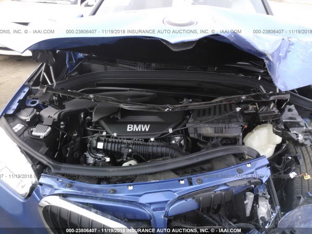 WBXHU7C30J5H44780 - 2018 BMW X1 SDRIVE28I BLUE photo 10