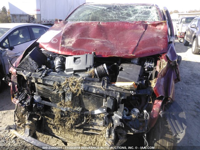 1N6AD0EV4GN787820 - 2016 NISSAN FRONTIER S/SV/SL/PRO-4X RED photo 6