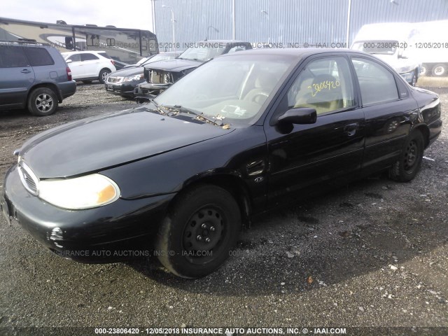 1FAFP653XWK243801 - 1998 FORD CONTOUR GL/SPORT/LX BLACK photo 2