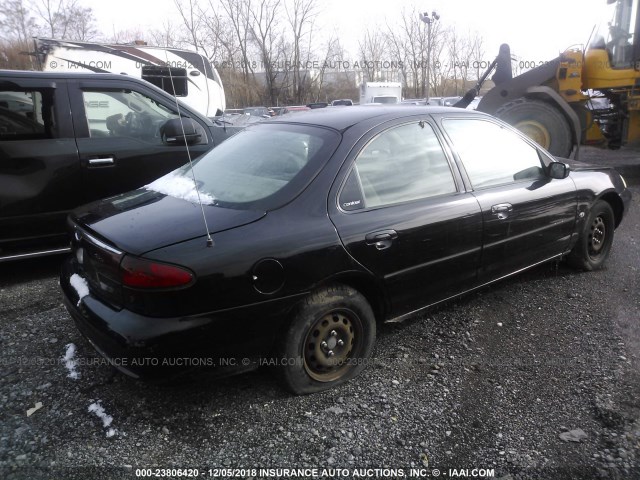 1FAFP653XWK243801 - 1998 FORD CONTOUR GL/SPORT/LX BLACK photo 4