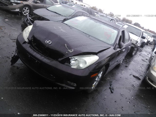 JTHBF30G625004192 - 2002 LEXUS ES 300 MAROON photo 2