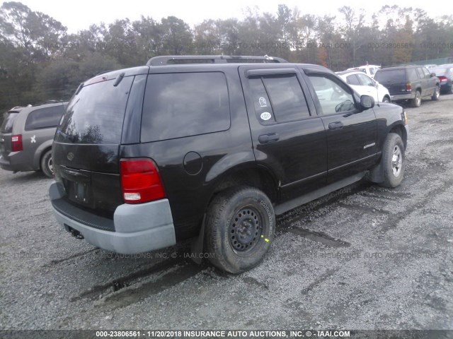 1FMZU72E92UA36662 - 2002 FORD EXPLORER XLS BLACK photo 4