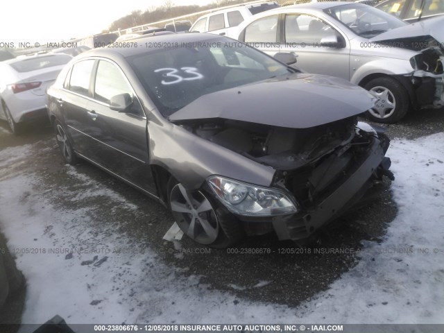 1G1ZC5E01CF291137 - 2012 CHEVROLET MALIBU 1LT BROWN photo 1