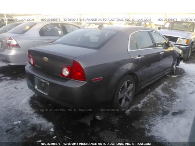 1G1ZC5E01CF291137 - 2012 CHEVROLET MALIBU 1LT BROWN photo 4
