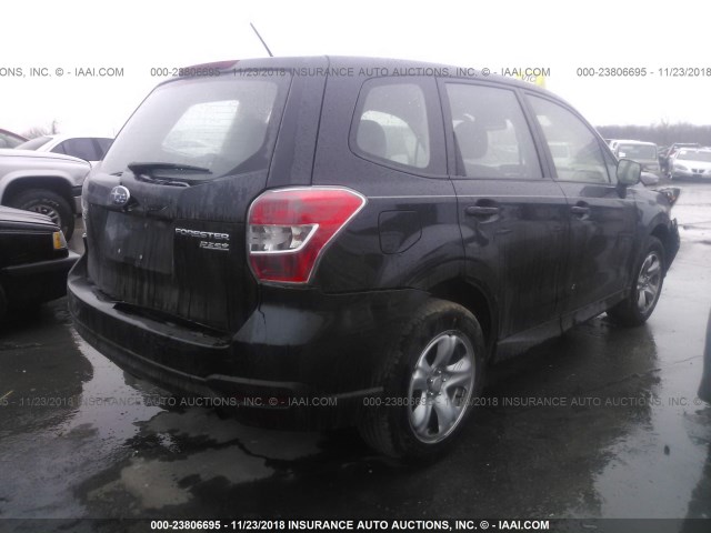 JF2SJAAC0EH486713 - 2014 SUBARU FORESTER 2.5I BLACK photo 4