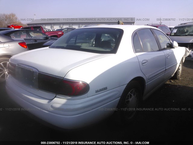 1G4HR54K3YU169124 - 2000 BUICK LESABRE LIMITED WHITE photo 4