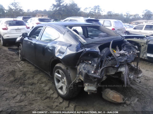 2B3KA43H37H708717 - 2007 DODGE CHARGER SE/SXT BLACK photo 3