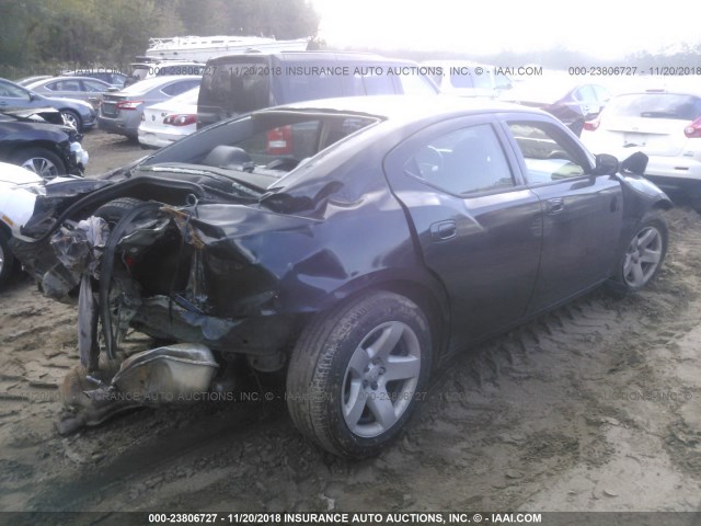 2B3KA43H37H708717 - 2007 DODGE CHARGER SE/SXT BLACK photo 4