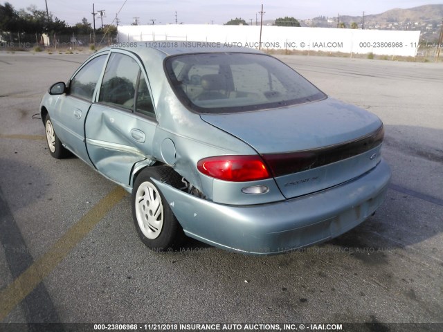 1FAFP13P2WW144973 - 1998 FORD ESCORT SE/SPORT Light Blue photo 3