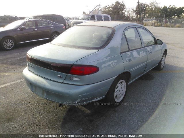 1FAFP13P2WW144973 - 1998 FORD ESCORT SE/SPORT Light Blue photo 4