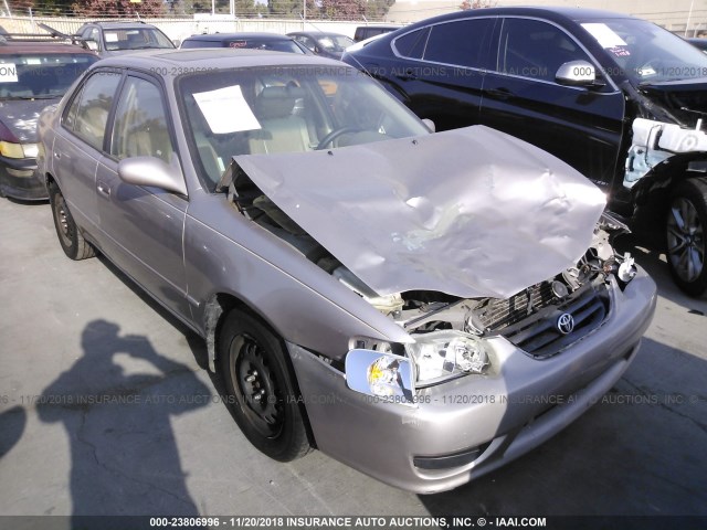 2T1BR12E01C475295 - 2001 TOYOTA COROLLA CE/LE/S GOLD photo 1