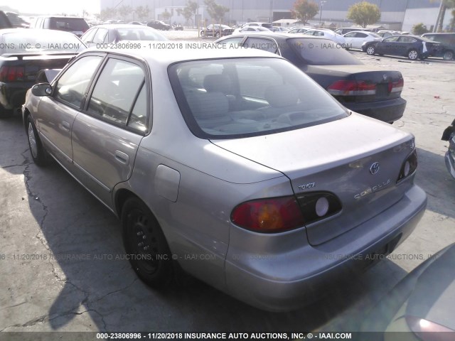 2T1BR12E01C475295 - 2001 TOYOTA COROLLA CE/LE/S GOLD photo 3