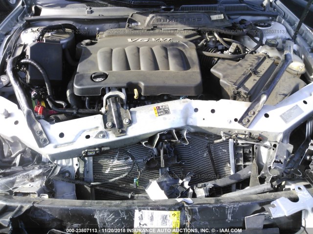 2G1WC5E32E1104978 - 2014 CHEVROLET IMPALA LIMITED LTZ SILVER photo 10