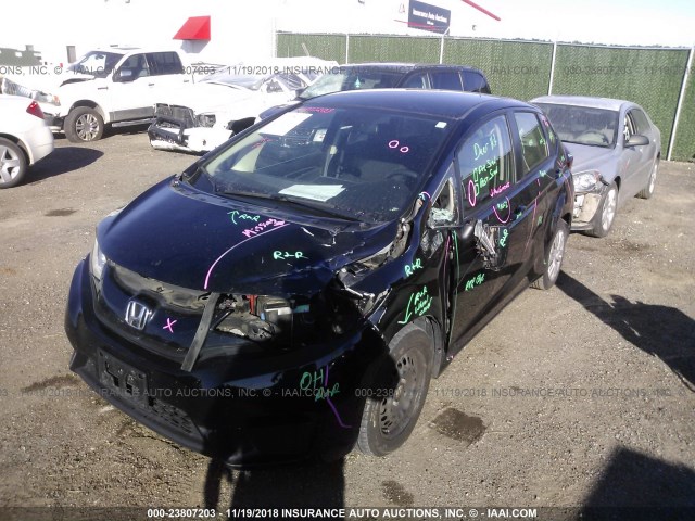 JHMGK5H59GX020897 - 2016 HONDA FIT LX BLACK photo 2