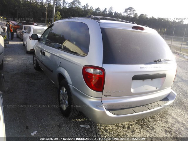 1D4GP24R35B124275 - 2005 DODGE GRAND CARAVAN SE SILVER photo 3