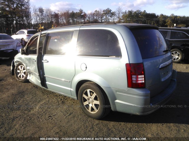 2A8HR54169R565227 - 2009 CHRYSLER TOWN & COUNTRY TOURING TURQUOISE photo 3