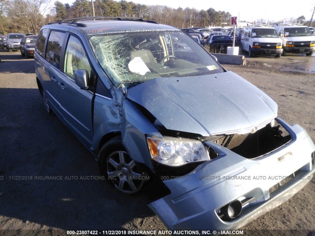 2A8HR54169R565227 - 2009 CHRYSLER TOWN & COUNTRY TOURING TURQUOISE photo 6