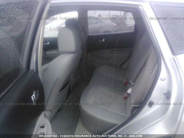 JN8AS5MV8DW610110 - 2013 NISSAN ROGUE S/SV SILVER photo 8