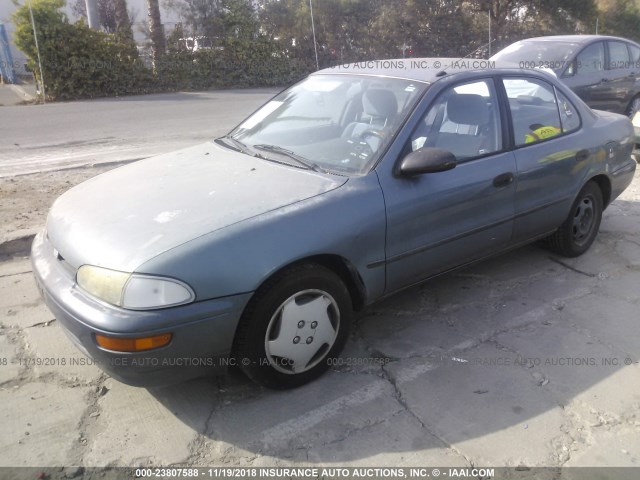 1Y1SK5365RZ043057 - 1994 GEO PRIZM LSI Dark Blue photo 2