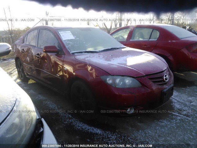 JM1BK323461480302 - 2006 MAZDA 3 S RED photo 1