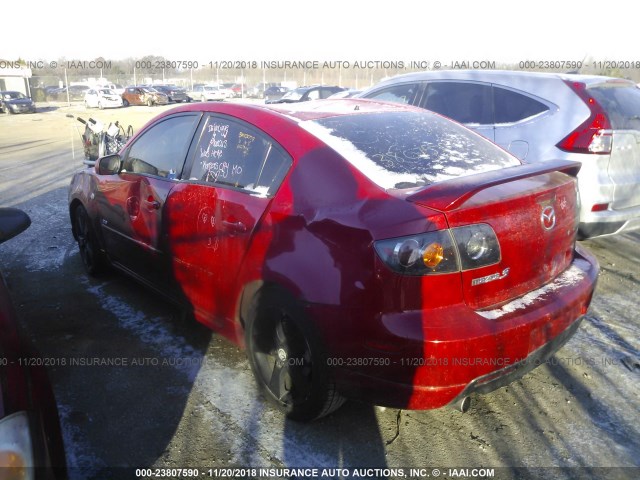 JM1BK323461480302 - 2006 MAZDA 3 S RED photo 3