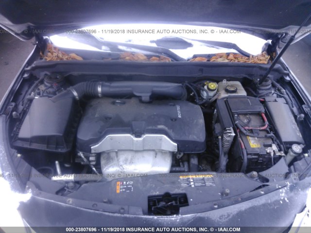 1G11C5SL1EF109726 - 2014 CHEVROLET MALIBU 1LT GRAY photo 10