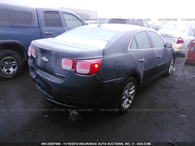 1G11C5SL1EF109726 - 2014 CHEVROLET MALIBU 1LT GRAY photo 4