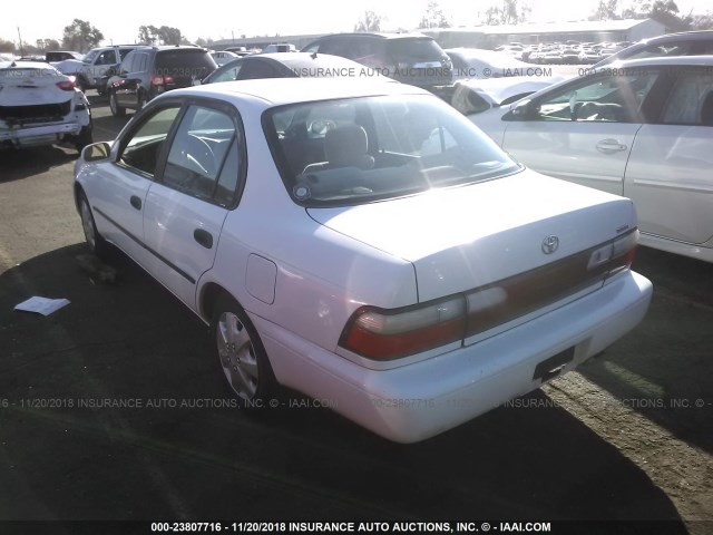 1NXBB02EXTZ392649 - 1996 TOYOTA COROLLA DX WHITE photo 3